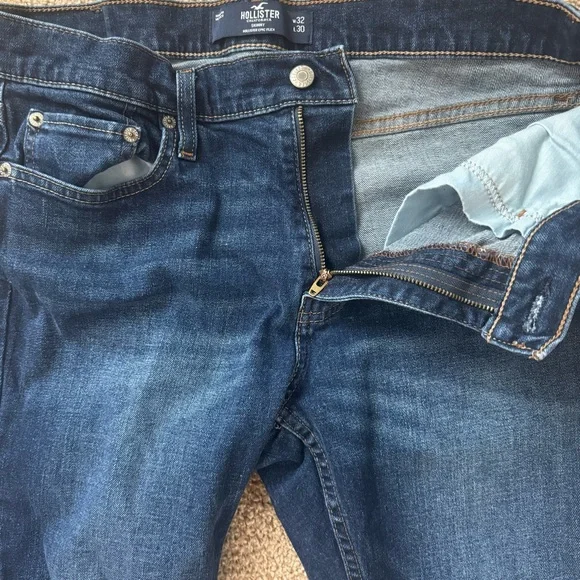 Hollister Blue Skinny Jeans Classic Style - Picture 6 of 6